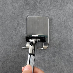 Stainless Steel Razor Holder for Organized Bathroom