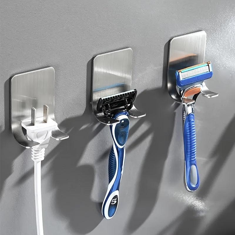 Stainless Steel Razor Holder for Organized Bathroom
