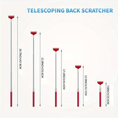 Telescoping Back Scratcher with Long Handle Portable Massager