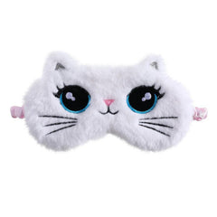 Cat Plush Eye Mask for Sleep and Relaxation