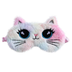 Cat Plush Eye Mask for Sleep and Relaxation
