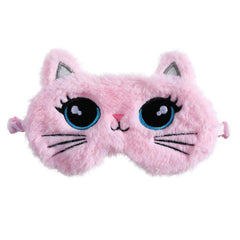 Cat Plush Eye Mask for Sleep and Relaxation