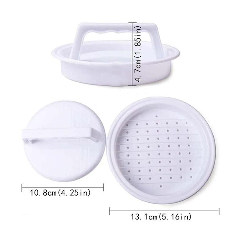 Burger Press Hamburger Patty Maker Mold Easy Release for BBQ Grill