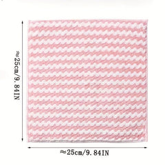 10pcs Microfiber Cleaning Cloth Kitchen Bathroom Cleaning Towel