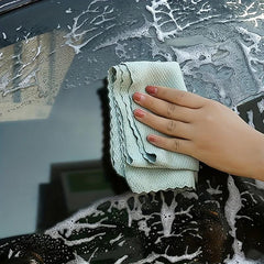 10 Microfiber Glass Cleaning Cloths Fish Scale Wiping Towel