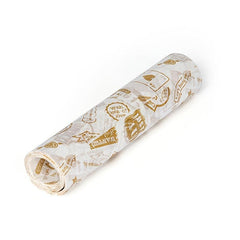 10pcs Printed Food Packaging Wax Paper Snack Pad for Baking