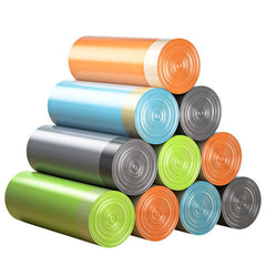 Drawstring Garbage Bag Portable Automatic Closing Household Bag