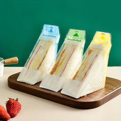 100pcs Plastic Sandwich Wrappers - Keep Your Sandwiches Fresh