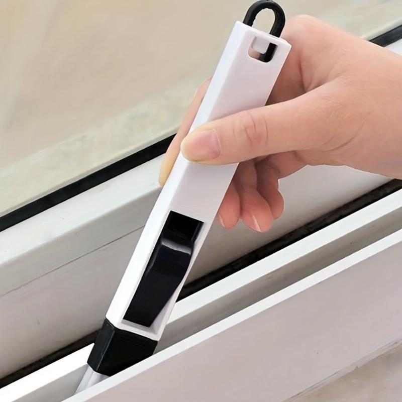 2-in-1 Groove Cleaning Brush & Dustpan Handheld Multifunctional Crevice Brush
