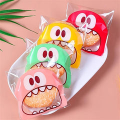 50pcs Self Adhesive Clear Plastic Treat Bags 3.93x3.93inch