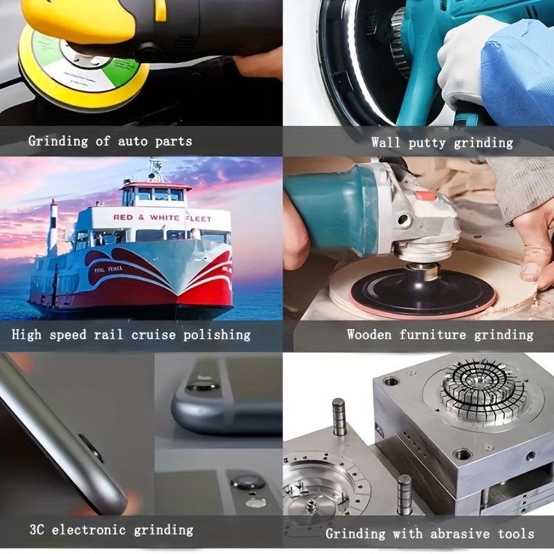 8pcs Drill Brush Set Scouring Pad Power Scrub Pad Polishing Pad