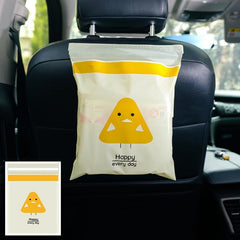 15pcs Disposable Car Trash Bags Self-adhesive Portable Garbage Bag