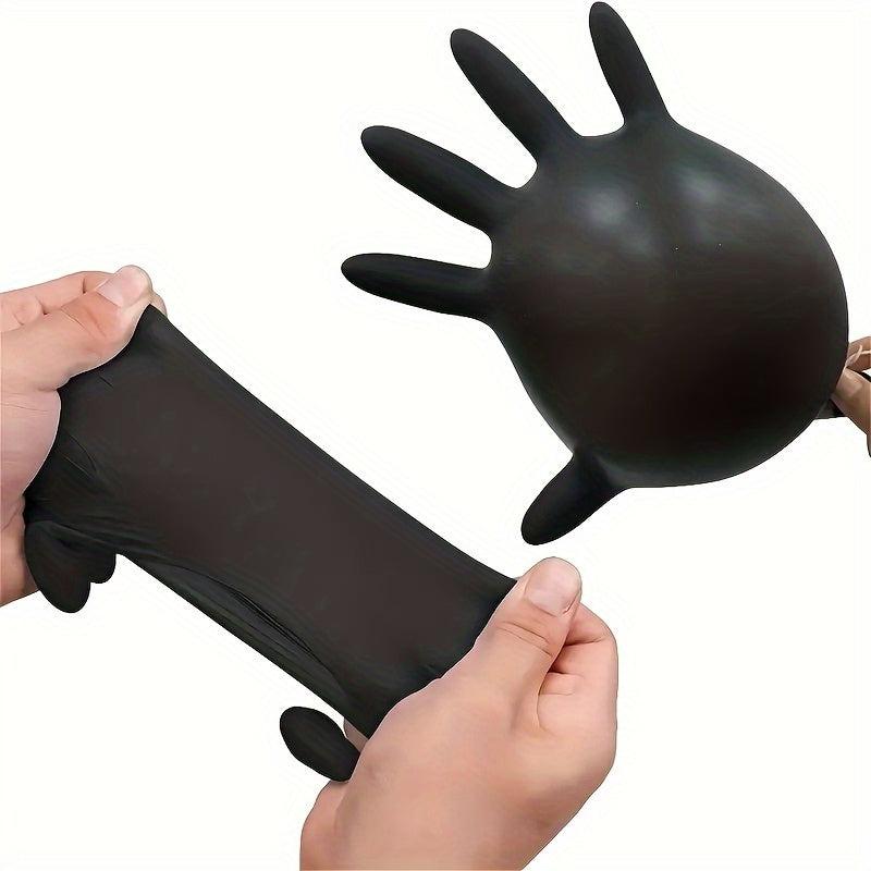 99pcs Disposable Nitrile Gloves Powder Durable Waterproof Gloves