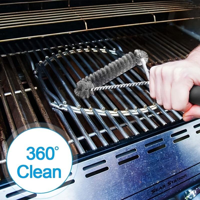 Stainless Steel Barbecue Grill Brush Non stick Cleaning BBQ Accessories
