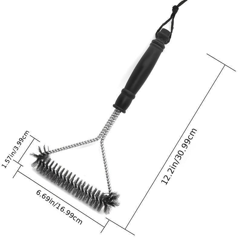 Stainless Steel Barbecue Grill Brush Non stick Cleaning BBQ Accessories