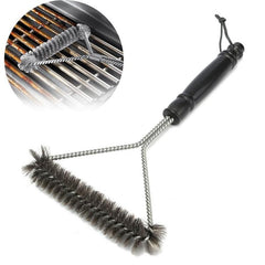 Stainless Steel Barbecue Grill Brush Non stick Cleaning BBQ Accessories