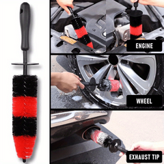 Car Wheel Brush Rim Tire Cleaning Soft Bristle Non-scratch Car Detailing Brush