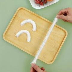100pcs Disposable Food Cover Kitchen Refrigerator Elastic Protector
