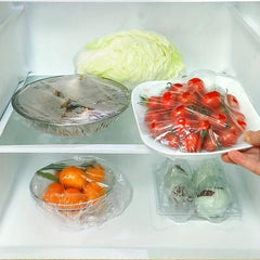 100pcs Disposable Food Cover Kitchen Refrigerator Elastic Protector