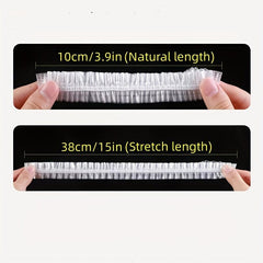 100pcs Disposable Food Cover Kitchen Refrigerator Elastic Protector