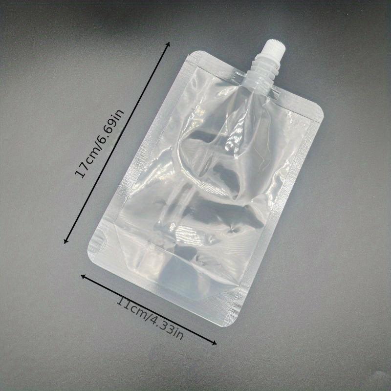 10pcs Self-standing Beverage Bag Soy Milk Tea Jelly Liquid Pouch