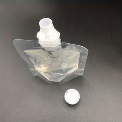 10pcs Self-standing Beverage Bag Soy Milk Tea Jelly Liquid Pouch