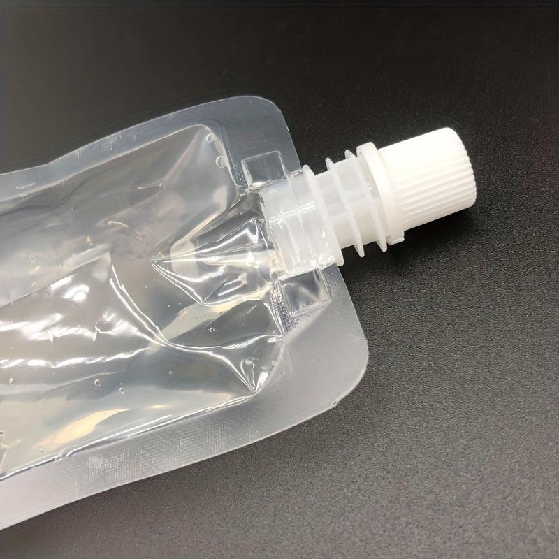 10pcs Self-standing Beverage Bag Soy Milk Tea Jelly Liquid Pouch
