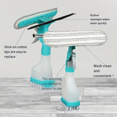 4 in 1 Glass Cleaner Brush Multipurpose Window Cleaner