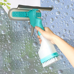 4 in 1 Glass Cleaner Brush Multipurpose Window Cleaner
