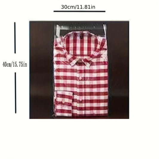 30pcs Self-Adhesive Transparent Packaging Bag for Clothes & Necessities