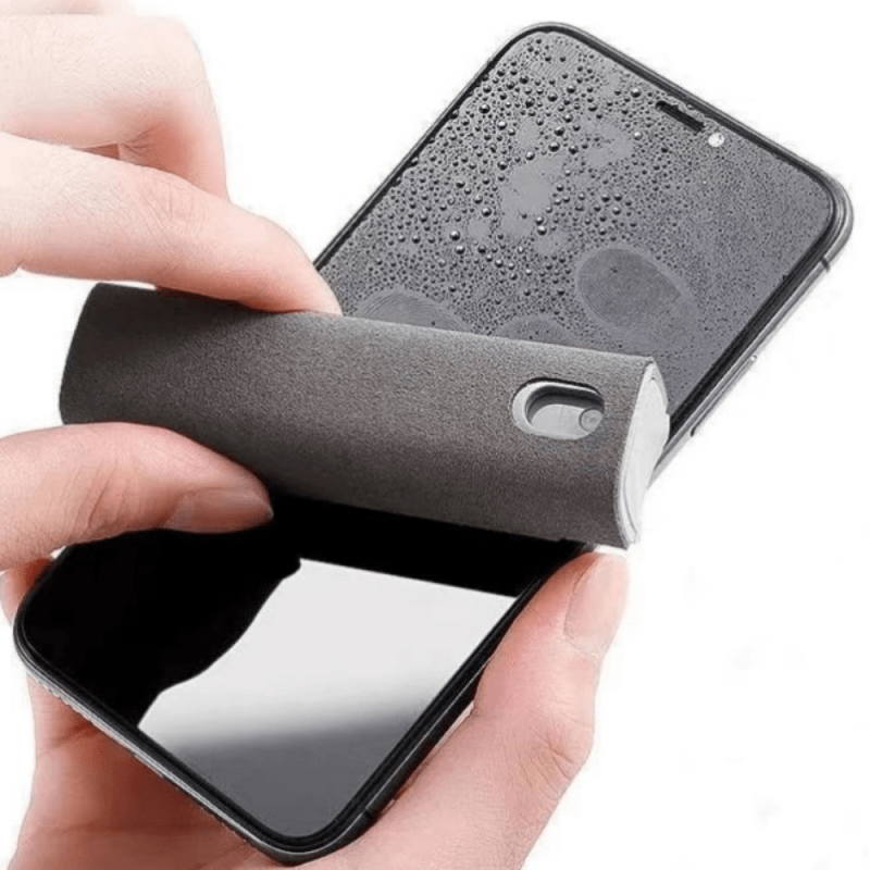 2in1 Microfiber Screen Cleaner Spray Set for Phone Computer Glasses