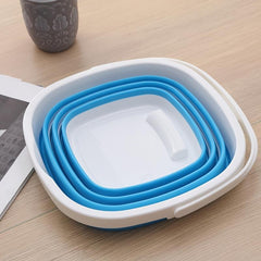 1pc Square Folding Bucket Portable Camping Square Bucket 9L 2 38gal
