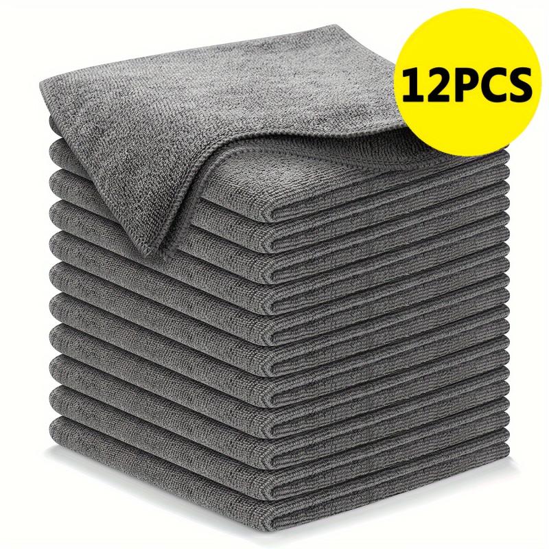 24pcs Microfiber Cleaning Cloth Absorbent Dishwashing Cloth