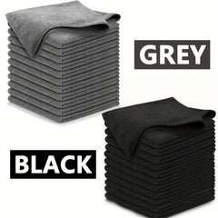 24pcs Microfiber Cleaning Cloth Absorbent Dishwashing Cloth
