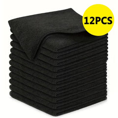 24pcs Microfiber Cleaning Cloth Absorbent Dishwashing Cloth