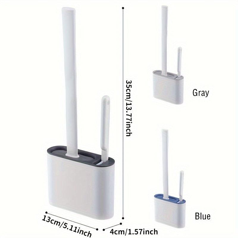 3-Pack Long Handle Toilet Brush Set