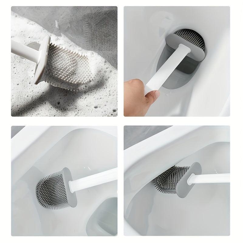 3-Pack Long Handle Toilet Brush Set