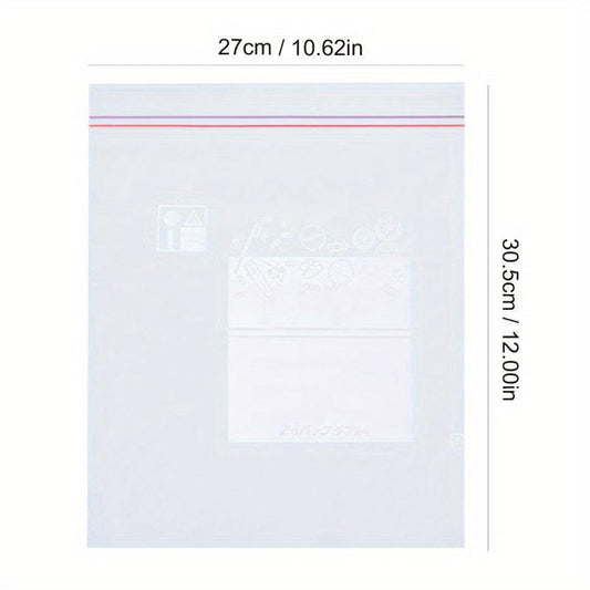 130pcs Double Sealing Strip Food Storage Bags Zipper Bags