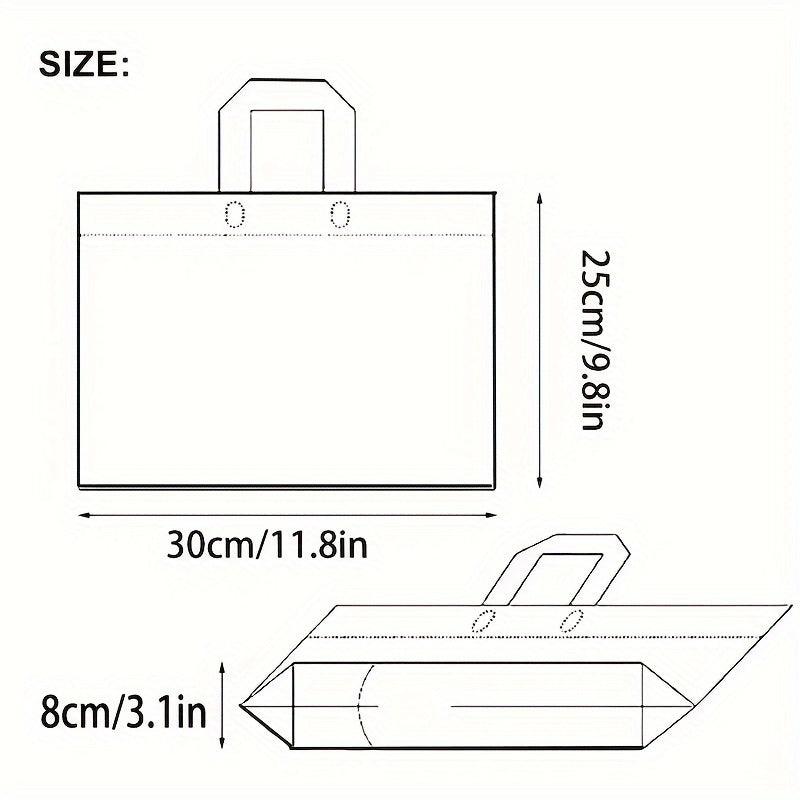5pcs Golden Trim Ink Green Gift Bag 29 X 24