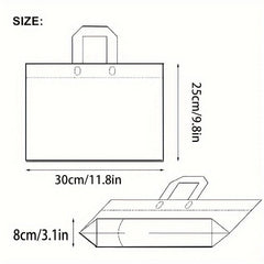 5pcs Golden Trim Ink Green Gift Bag 29 X 24