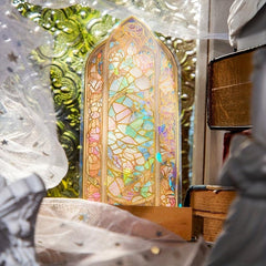 10pcs Vintage Doors & Windows Stickers Pack DIY Scrapbooking Art Aesthetics
