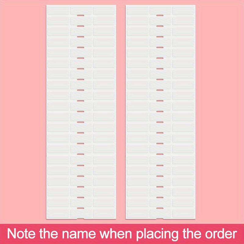Transparent Name Stickers Waterproof Essential Gear For School Supplies