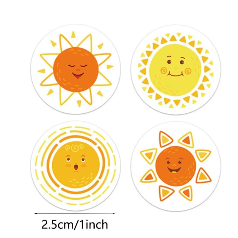 500PCS Cartoon Retro Stickers for DIY Hand Decor & Packaging Sealing