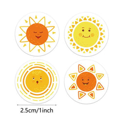 500PCS Cartoon Retro Stickers for DIY Hand Decor & Packaging Sealing