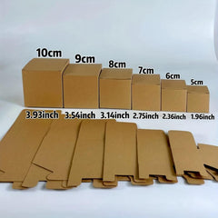 20pcs Square Cardboard Packing Boxes for Soap Jewelry Gift