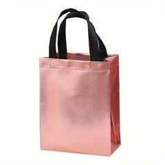 25pcs Rose Golden Gift Bags Birthday Party Shopping Bags