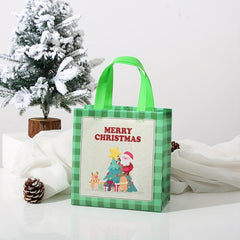4pcs 23 22 Waterproof Christmas Non-woven Fabric Tote Bags