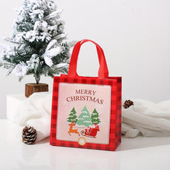 4pcs 23 22 Waterproof Christmas Non-woven Fabric Tote Bags