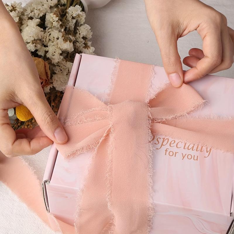 6.5m Ribbon Webbing Chiffon Ribbon Wedding Bouquet Strap