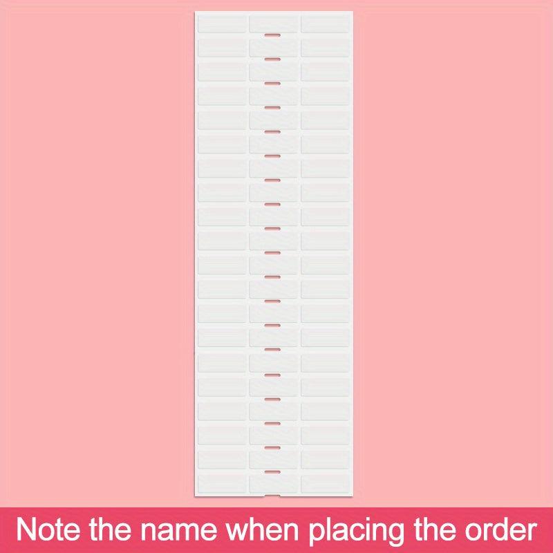 360pcs Transparent Waterproof Name Labels School Office Scrapbook Pro